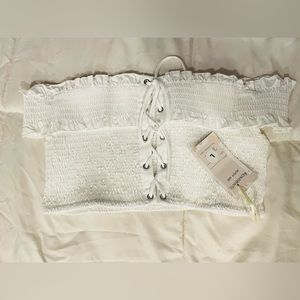 White tie crop top